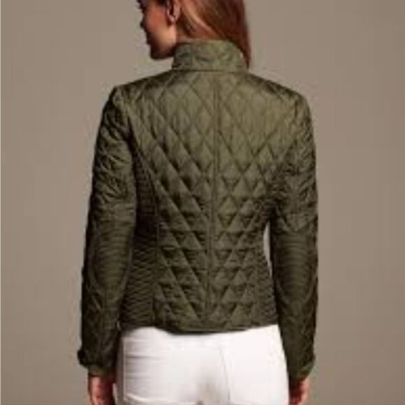 WMNS Banana Republic Quilted, Olive, Field Jacket XS - Picture 1 of 9